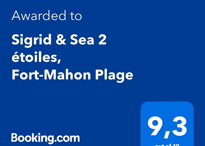 Sigrid&sea 2 étoiles, Fort-mahon Appartement *